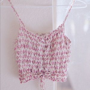 Urban Outfitters Sophie Ruched Cropped Cami